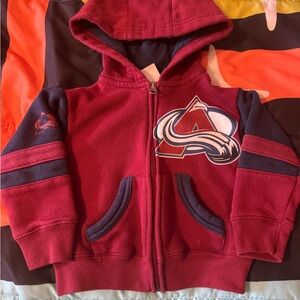 NHL Colorado Avalanche Toddler Zip Hoodie